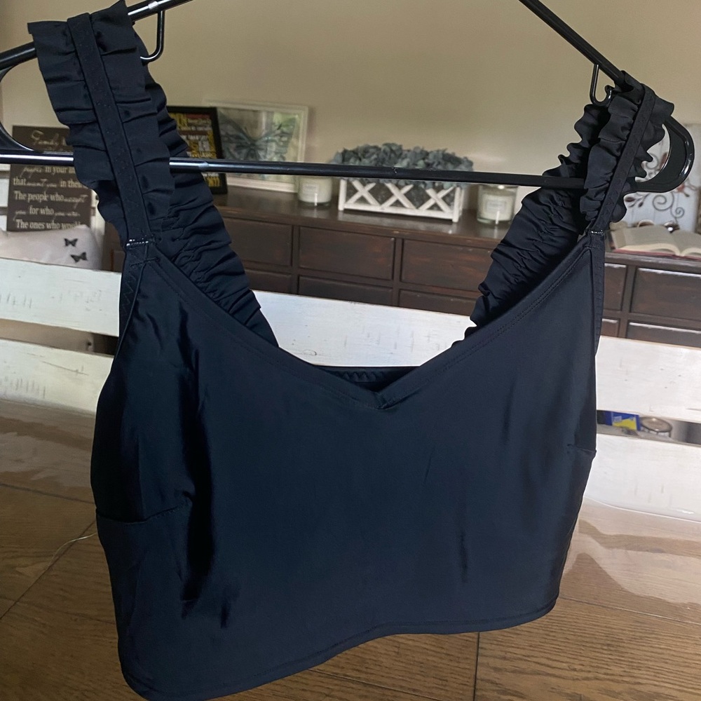 American Eagle ruffle Bikini top